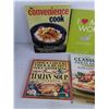 Image 2 : (6) Cookbooks- I love My Wok, Lazy Day Cookin, Classic Pasta Sauce, Convenience Cook