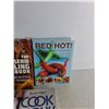 Image 3 : (3) Cookbooks- Rotisserie Grilling Cookbook, Cook Now Serve Later, Red Hot