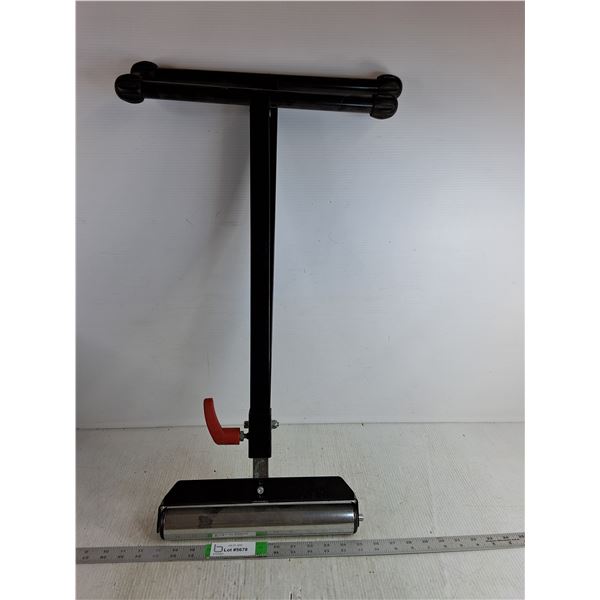 Portable Motorcycle Wheel Support Stand 29" Height,  Cannot Ship