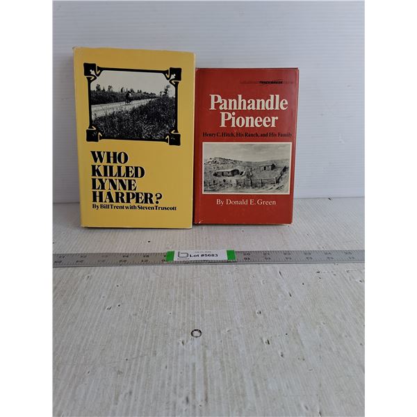 (2) Books- Who Killed Lynne Harper, Panhandle Pioneer