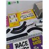 Image 6 : (4) Snowy Train Toy Pieces with (6) Tracks, (6) Books, Andy Capp, Race Riots, Bedpan Alley