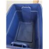 Image 6 : (3) Sterilite Tote Bins with Lids, Pickup Only