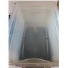 Image 7 : (3) Sterilite Tote Bins with Lids, Pickup Only