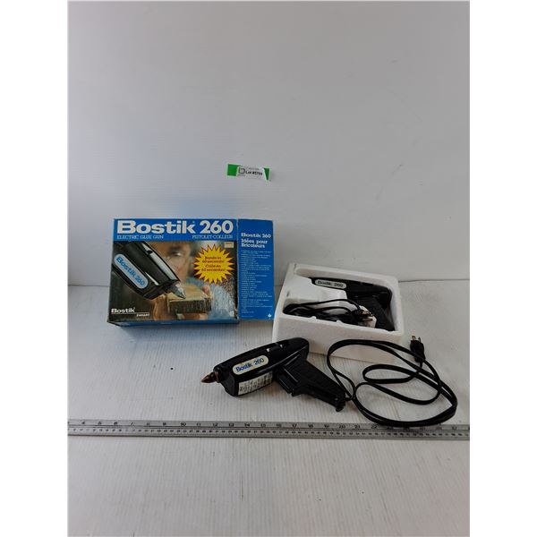 (2) Bostik 260 Electric Glue Hot Glue Gun  Both Untested