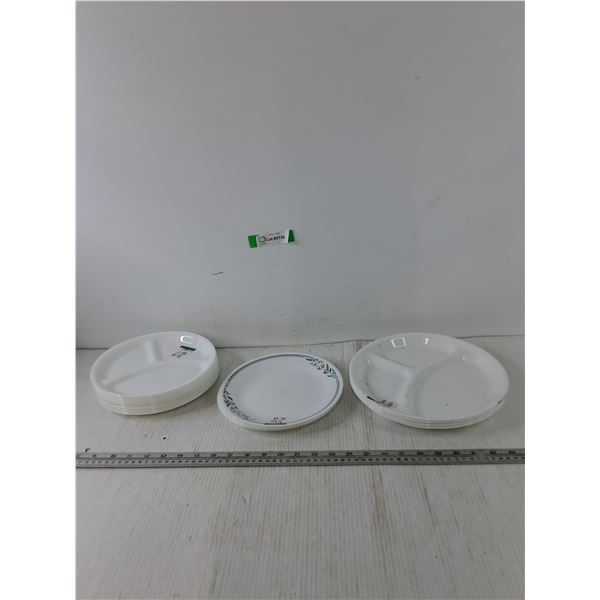 Assorted Corelle Dishes (10)Small Dishes, (3) Small Plates, (4) Large Dishes