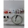 Image 4 : (4) Vases, (3) Glasses, (5) Coffee Cups, (1) Bowl, (1) Cooking Lid