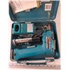 Image 2 : Makita Cordless Driver Drill, Fast Charger, Battery All Untested and Carry Case with Manual