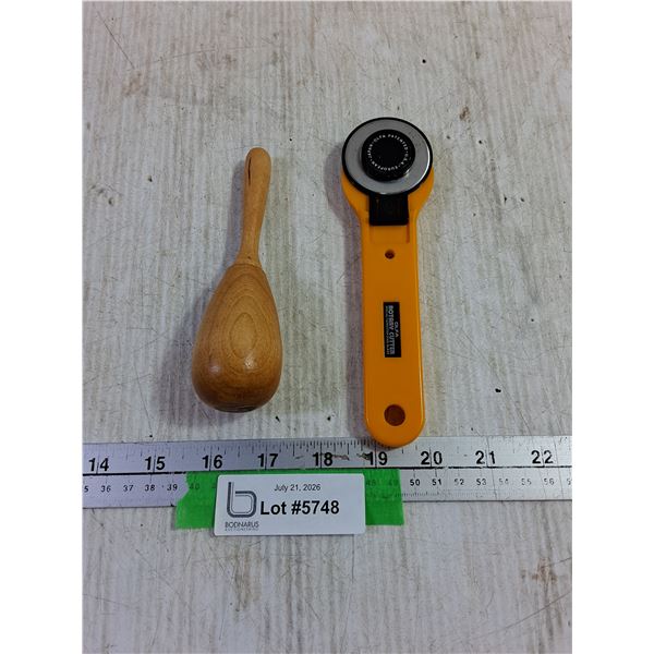 Rotary Cutter, Wooden Ornament