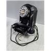 Image 3 : Vintage Automatic Electric Type 50 Rotary Wall Phone Featuring black Bakelite Body and Chrome Accent
