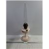 Image 1 : Antique Aladdin Simplicity Decalcomania Oil Lamp