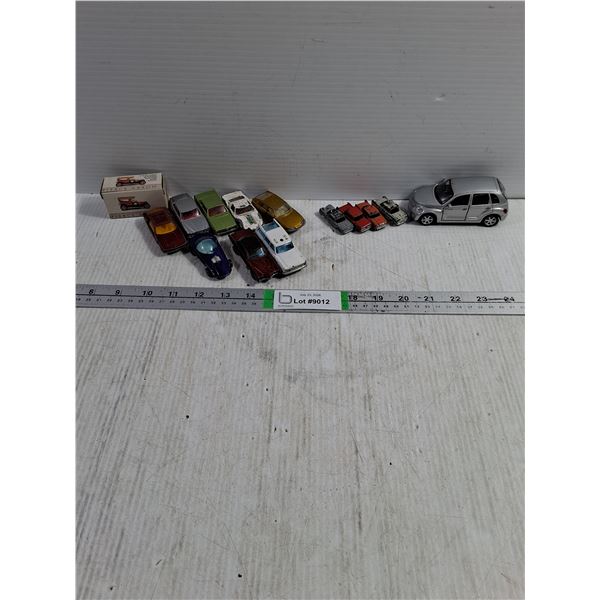 (4) Vintage Die-Cast Miniature Cars,Assorted Hot Wheels and Matchbox Cars