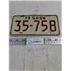 Image 1 : Vintage 1973 Saskatchewan Motorcycle License Plate
