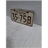 Image 4 : Vintage 1973 Saskatchewan Motorcycle License Plate