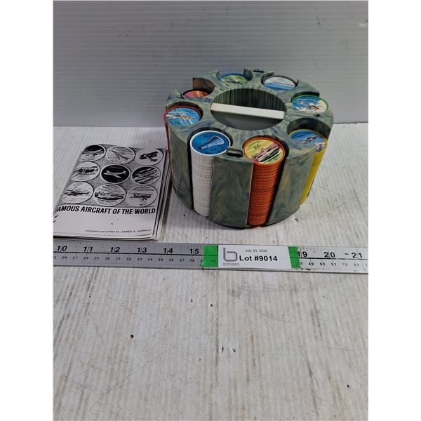 Early 1960's General Foods Jell-O "Famous Aircraft of the World" Coin Set-missing 14 Pieces