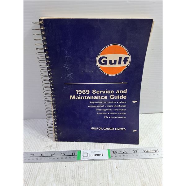 1969 GULF Service and Maintenance Guide