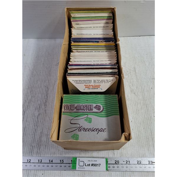 Vintage Viewmaster and Several Reels
