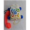 Image 2 : Vintage Fisher Price Chatter Telephone with Original Box