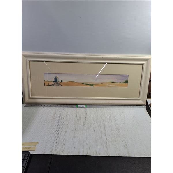 # (1) Original Watercolour Signed " H Harrison '97"-40.5"x16.5"
