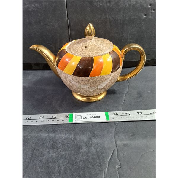 Vintage 1930's Hand Decorated English Teapot