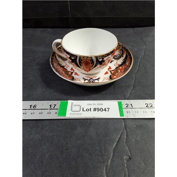 (1) Royal Crown Derby Traditional Imari Pattern Cup&Saucer 1909