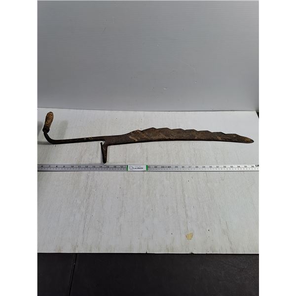 Antique Hand forged Hay Knife/Cutter
