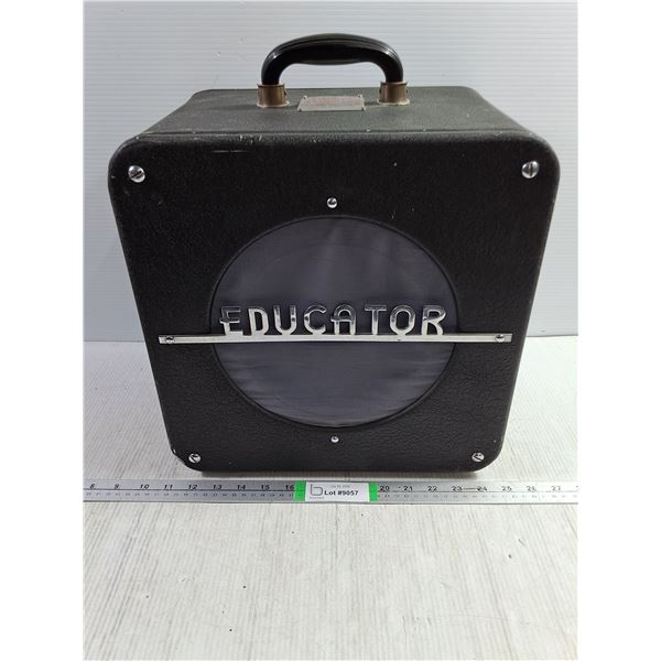 # Vintage Educator Audio-Visual Portable Speaker from 1950'-60's-untested-as is