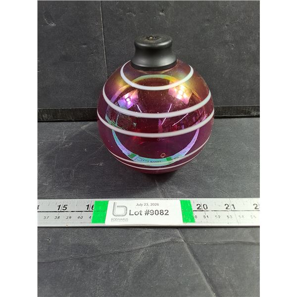 (1) Vintage Iridescent Glass Paperweight