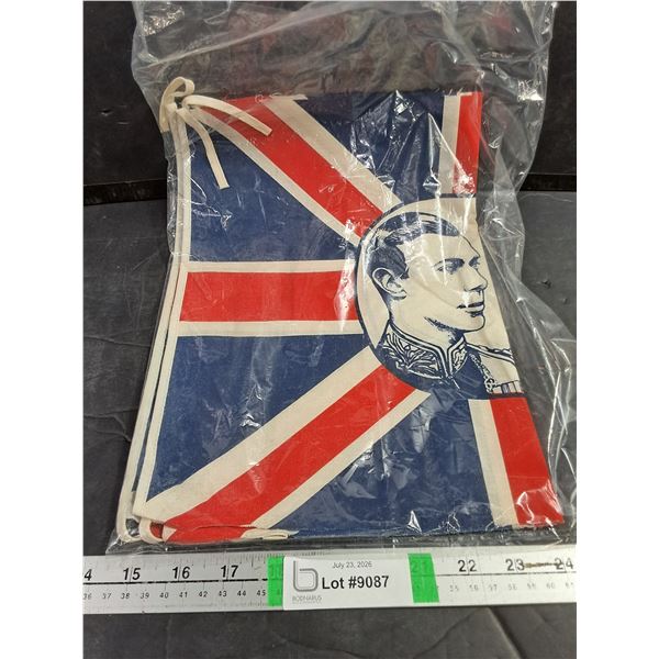 (4) 1939  Royal Visit Pennants NOS-Double Sided