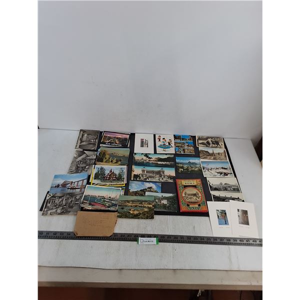 Large Assortment of Vintage Mostly European Post Cards