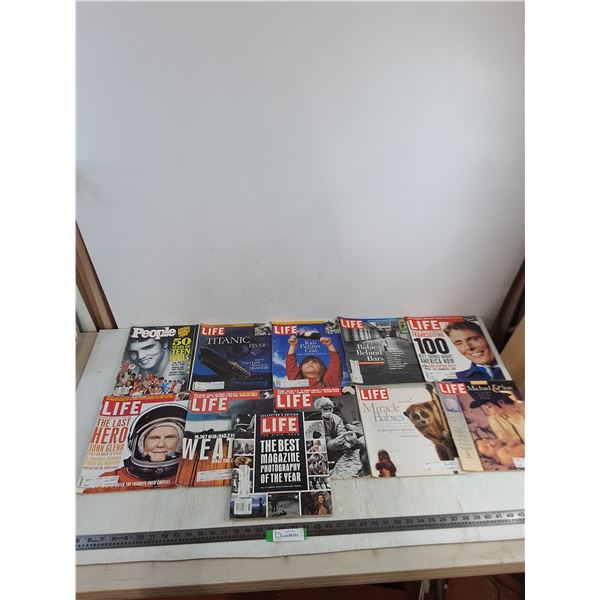 (11) Life & People Magazines from 1990's