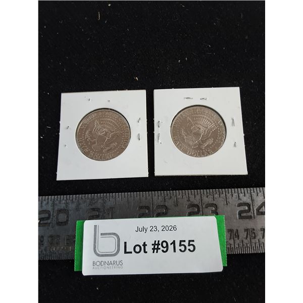 ^ (2) US Half Dollar Coins from 1995 & 1996