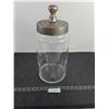 Image 1 : Handmade Glass Candy Jar w/Lid from Poland - 16" High - Cannot Ship