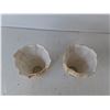 Image 3 : Antique Hand Painted Glass Lampshades 5.5"