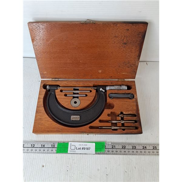 Lufkin Outside Micrometer Set & Case