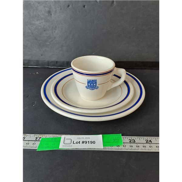 Vintage Sask. Legislature China Dish Set