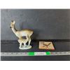 Image 1 : Tile Coaster & Hungarian Deer Figurine