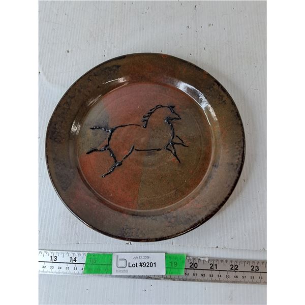 Studio Pottery Plate 10.5"