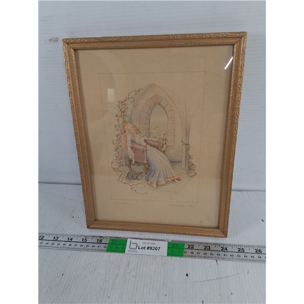 Sleeping Beauty Framed Print 12" x 9.25"