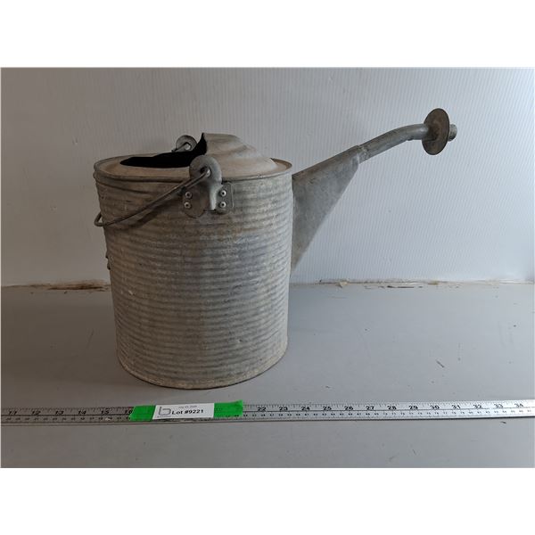 Vintage Galvanized Watering Can 10.5", Pickup Preferred