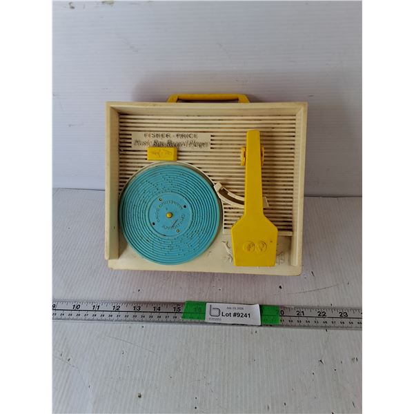 Fisher Price Music Box Record Player- Powers On