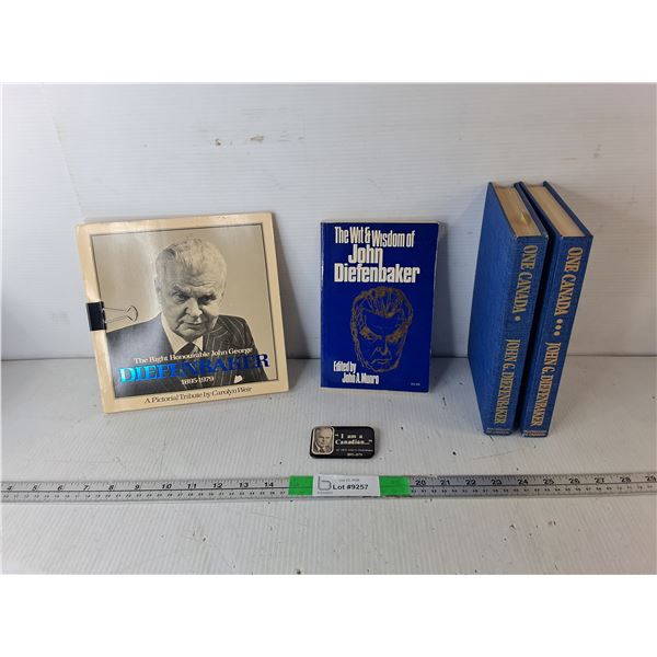 John Diefenbaker Books & Pin