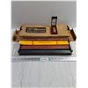 Image 1 : Vintage V-Master Deluxe Cigarette Maker with Vogue Papers, Sabre Butane Lighter