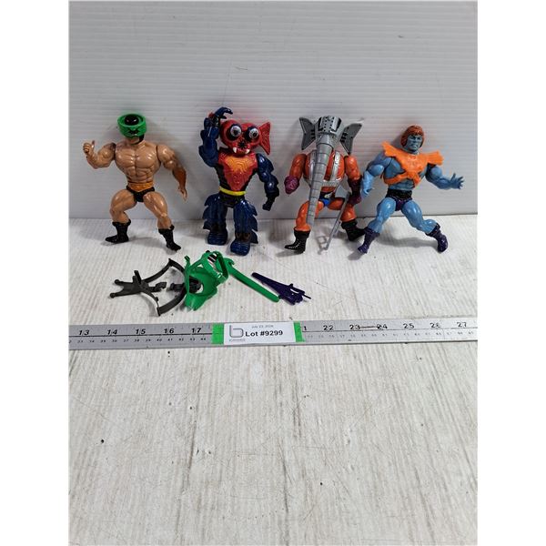 (4) Mattel Masters of the Universe Action Figures
