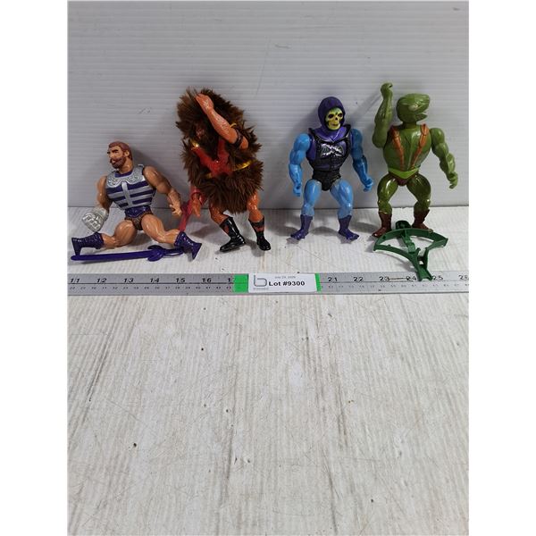 (4) Mattel Masters of the Universe Action Figures