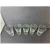 Image 2 : (5) Fish Style Glasses 6.5"