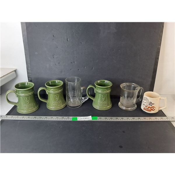 Ceramic & Glass Mugs Up to 6"