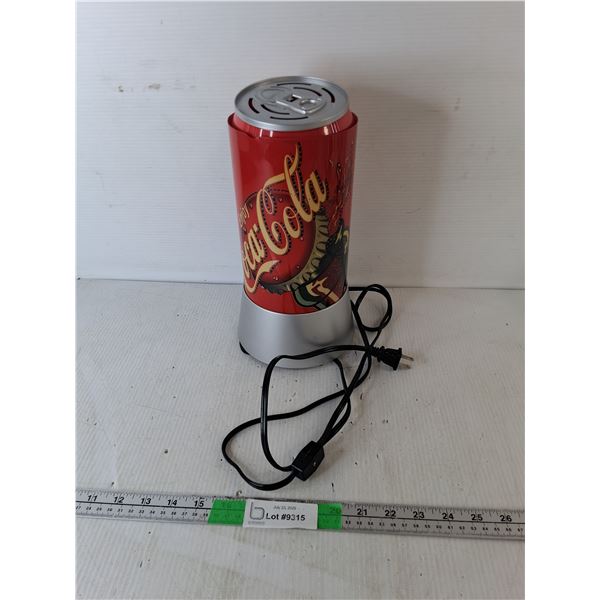 Plastic Coca-Cola Lamp 12.5"- Powers On