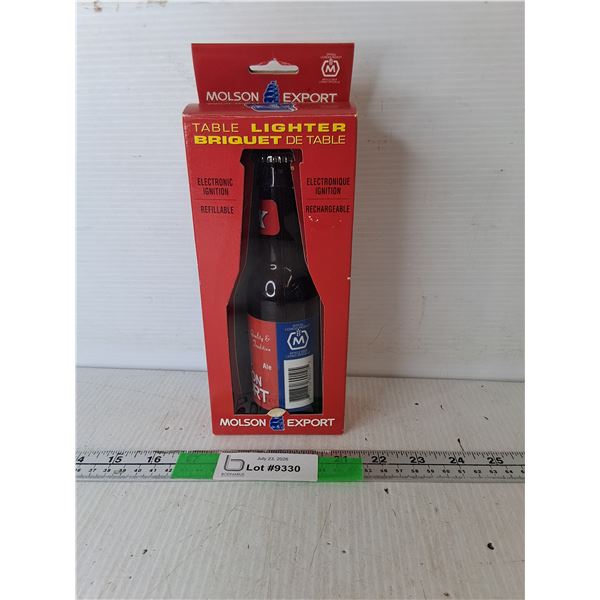 Molson Export Table Lighter- Appears NIB, Can't Ship
