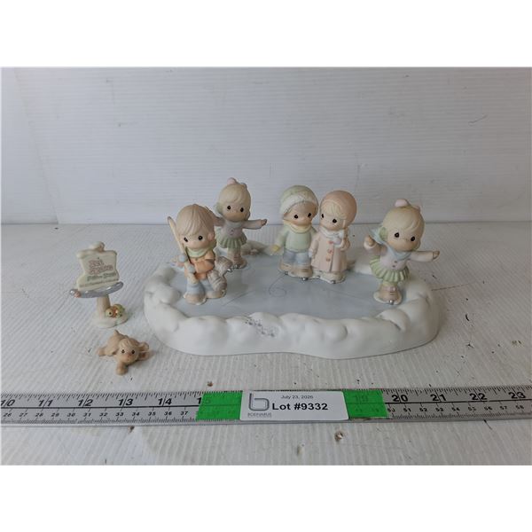 Precious Moments Ice Skating Figurines