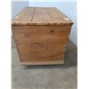 Image 8 : * Antique Pine Wood Blanket Storage Chest - Cannot Ship - Dolly Not Included